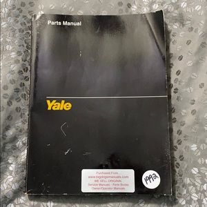 Yale Fork lift Parts Manual
